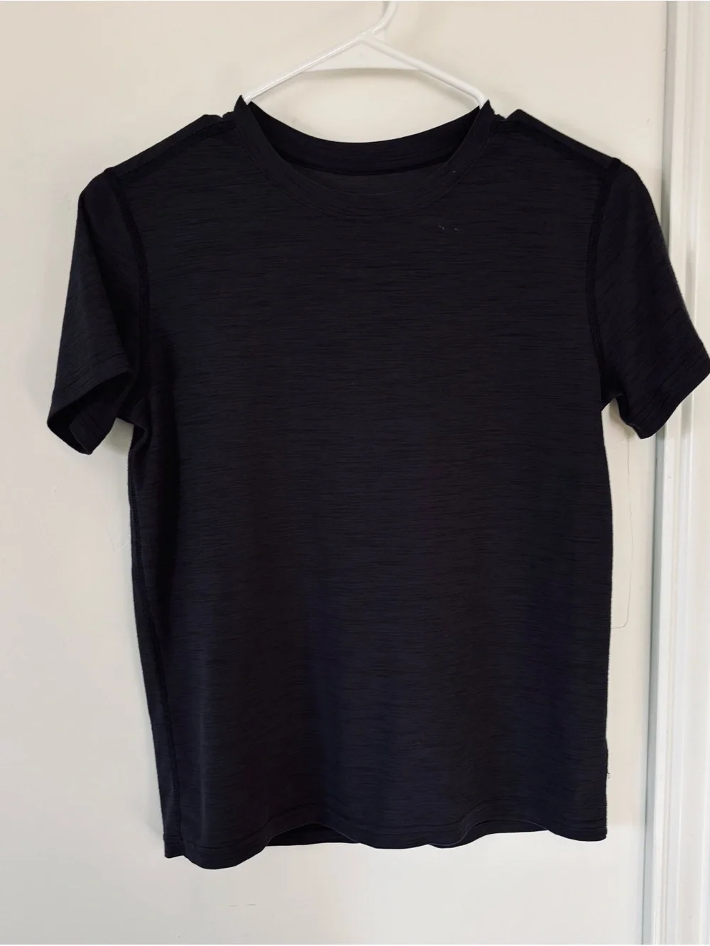 Boys Black Short Sleeve Crew Tee